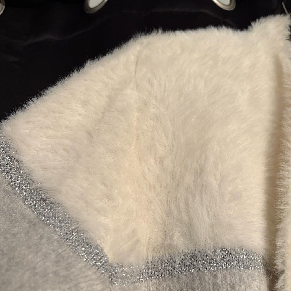 Joseph Ribkoff open front cardigan soft fuzzy warm - Picture 5 of 11